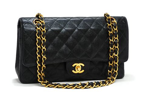 black channel purse|classic black chanel purse.